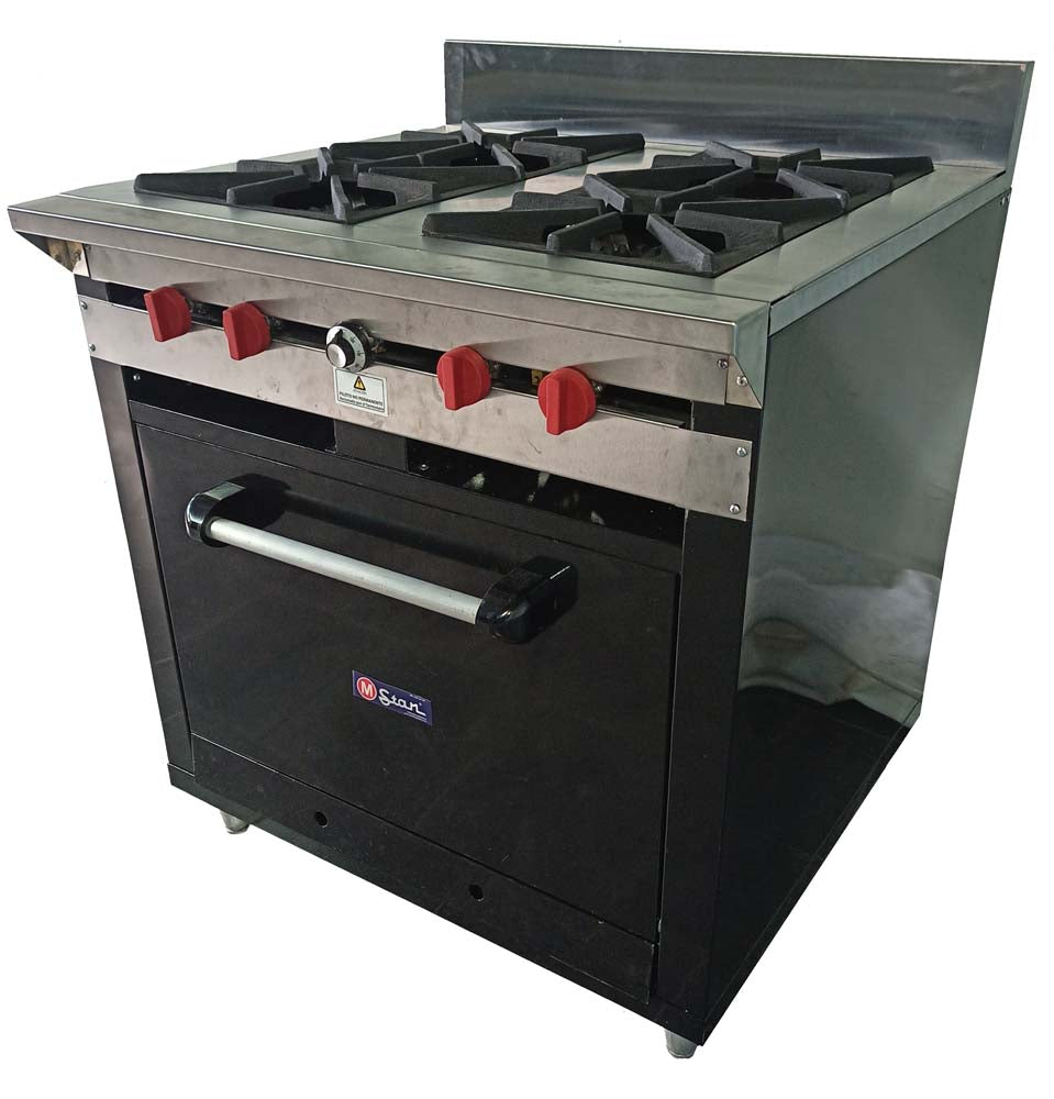 Cocina a gas 4 Hornillas Hondas y Horno