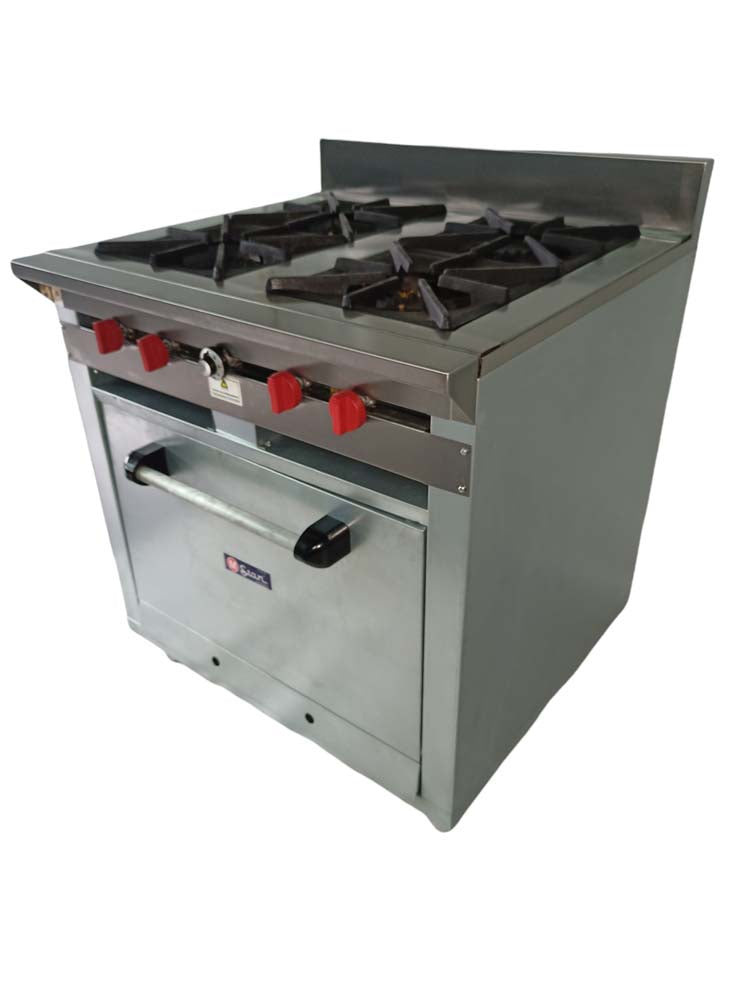 Cocina a gas 4 Hornillas Hondas y Horno