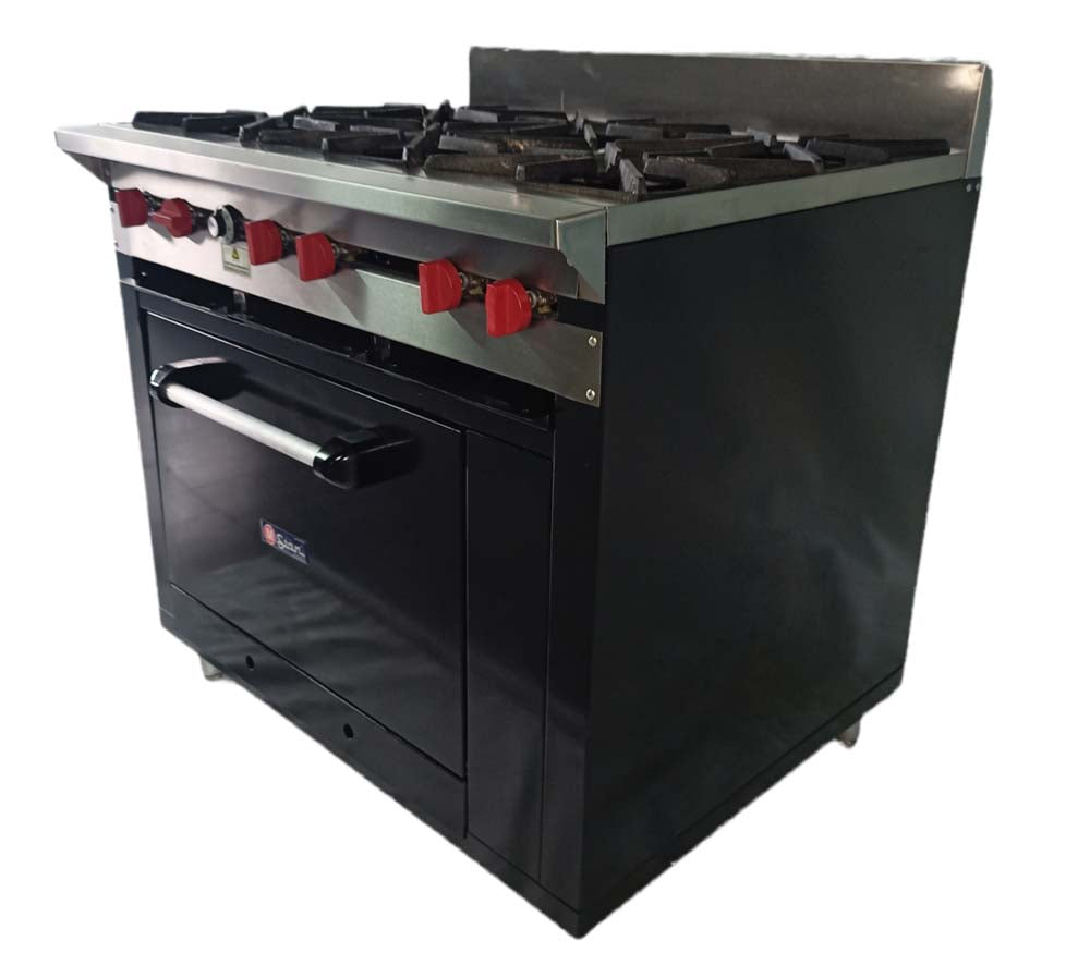 Cocina a gas 6 Hornillas Hondas y Horno