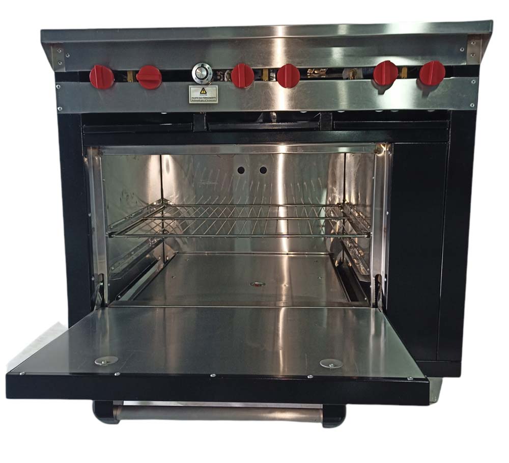 Cocina a gas 6 Hornillas Hondas y Horno