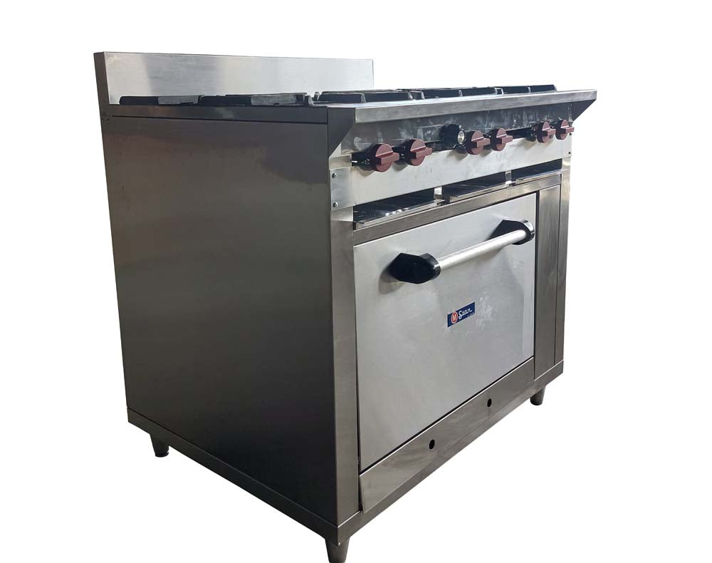 Cocina a gas 6 Hornillas Hondas y Horno