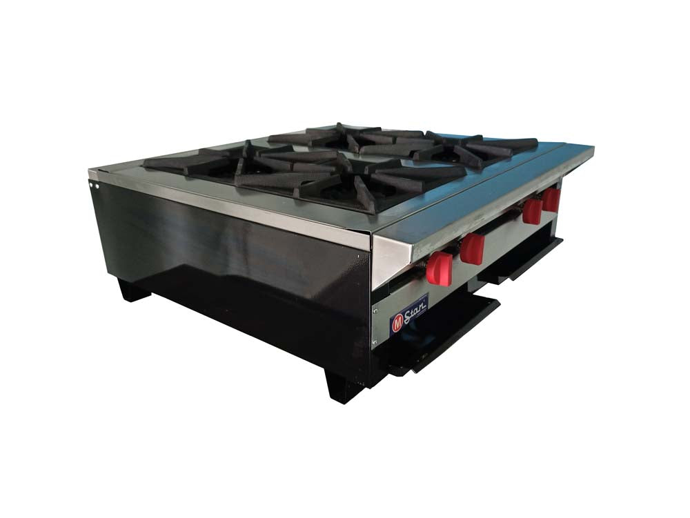 Cocina a gas 4 Hornillas Linea Tope