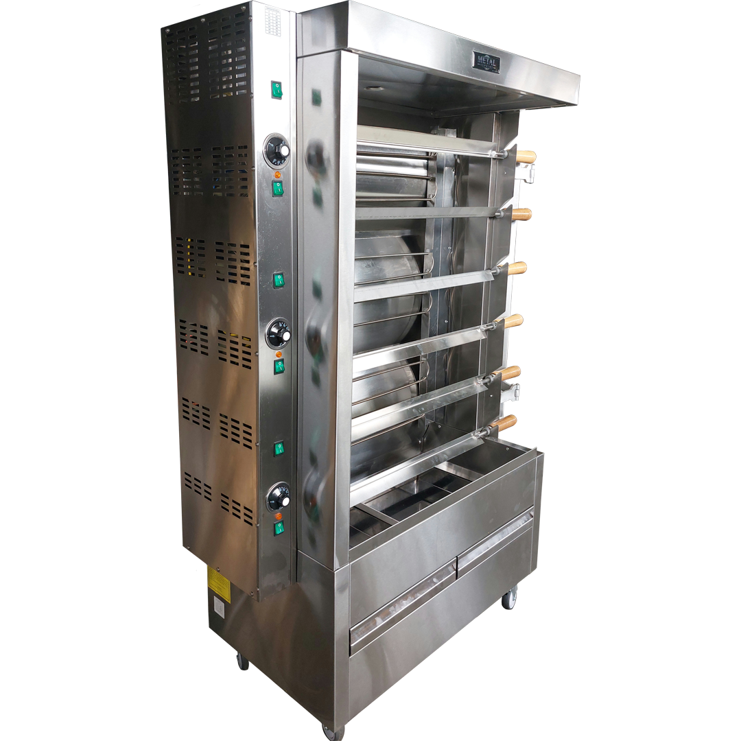 Asador de Pollos Eléctrico para 30 Pollos