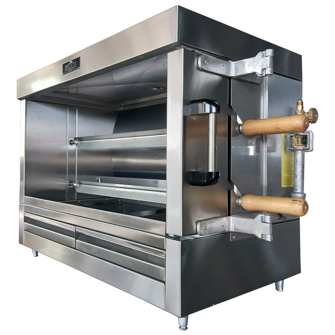 Asador de Pollos a Gas para 10 Pollos