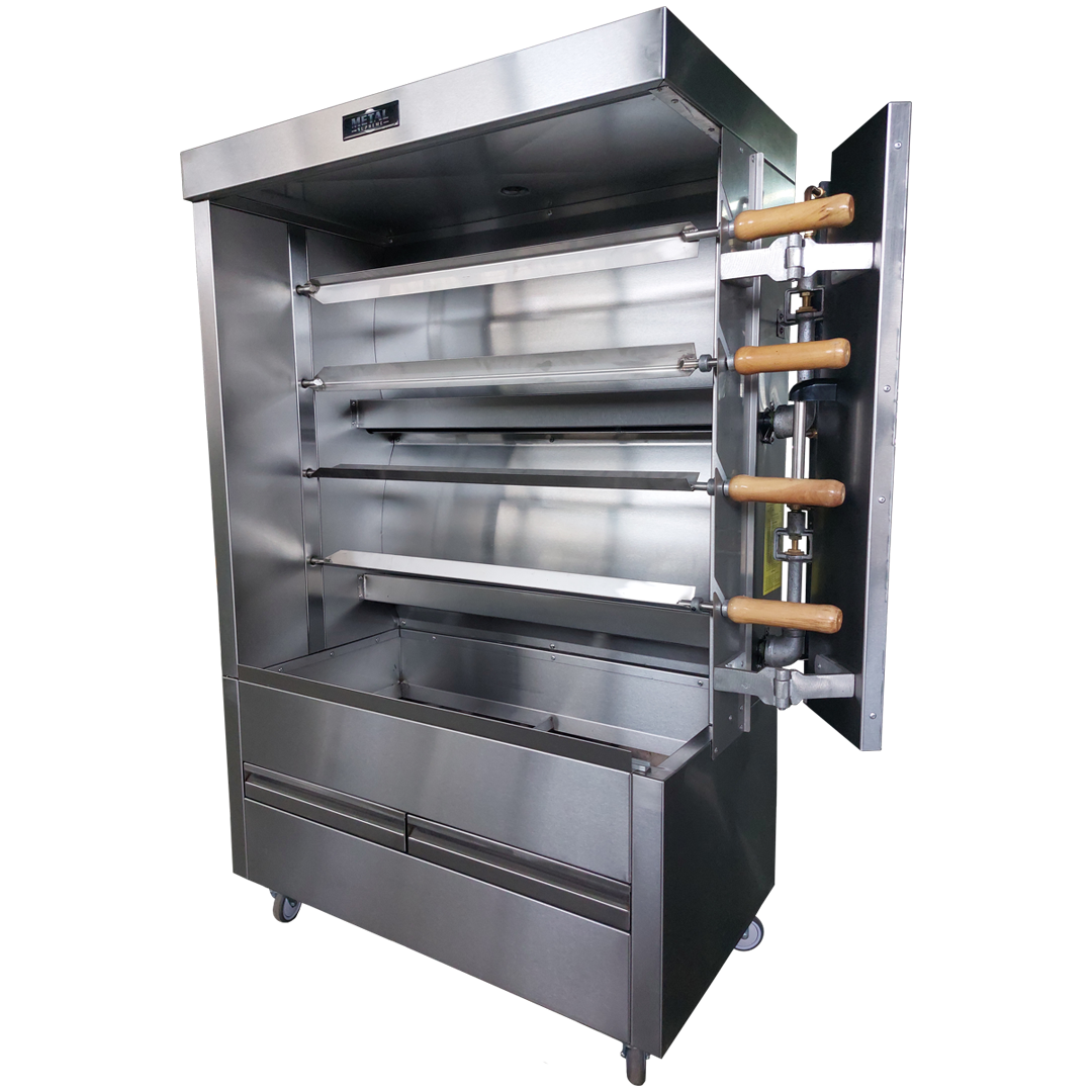 Asador de Pollos a Gas para 20 Pollos