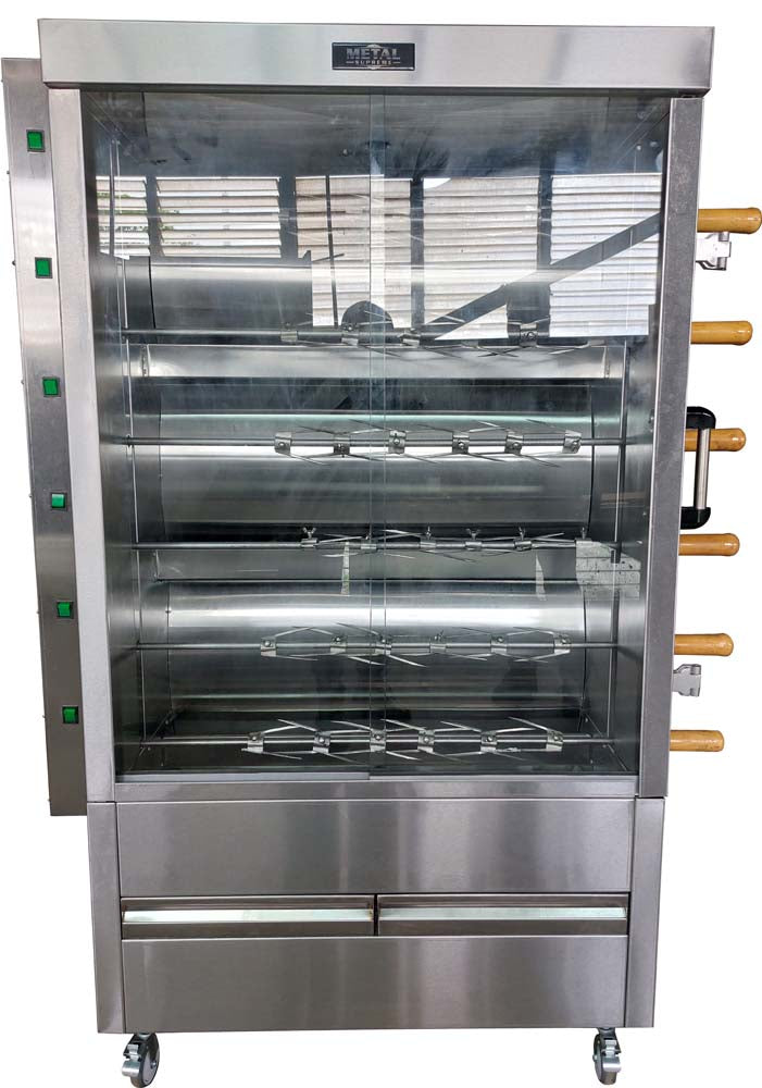 Asador de Pollos a Gas para 30 Pollos