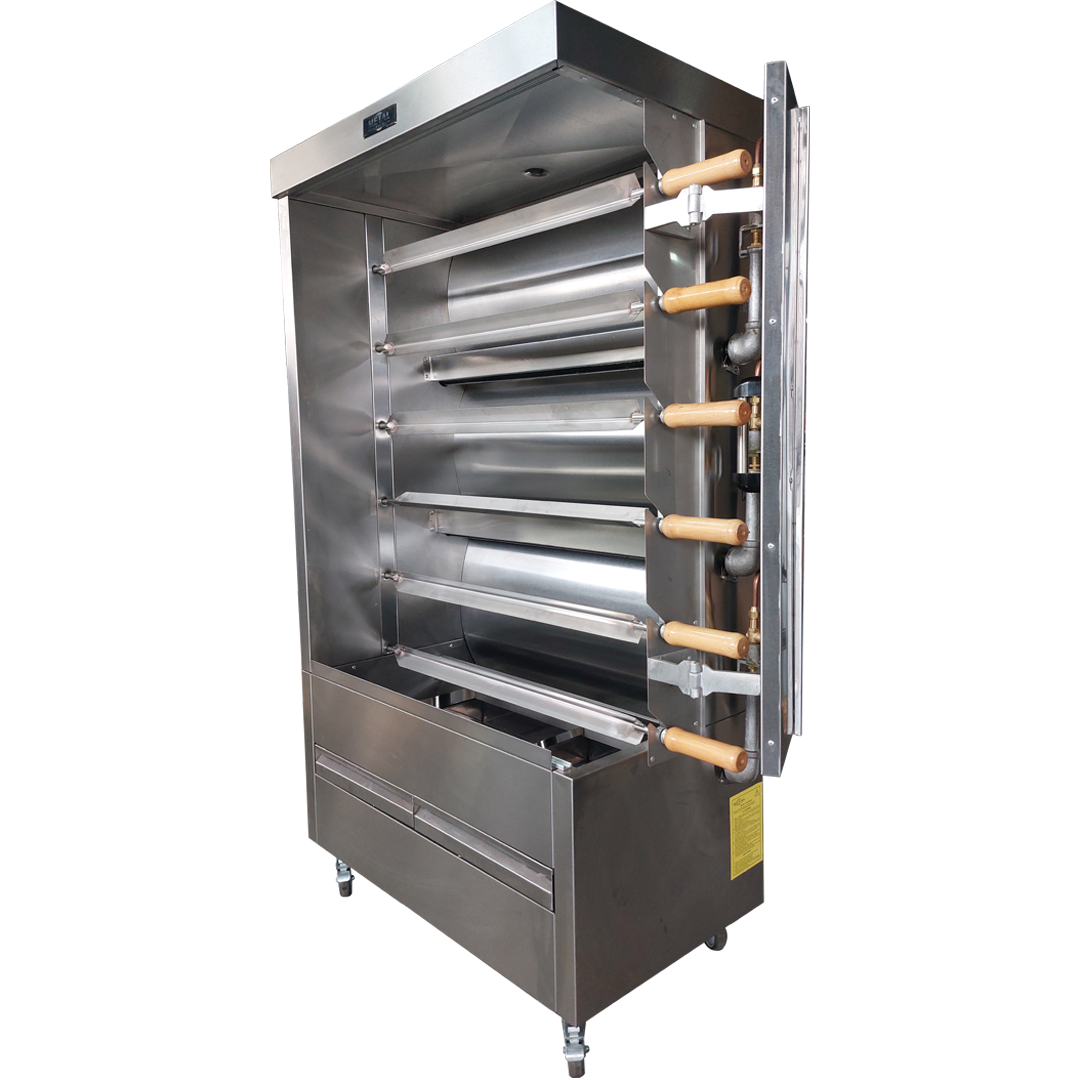 Asador de Pollos a Gas para 30 Pollos