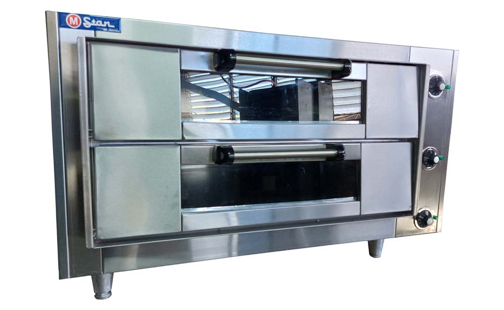Horno eléctrico 2 Camara boca 14cm Piso de hierro
