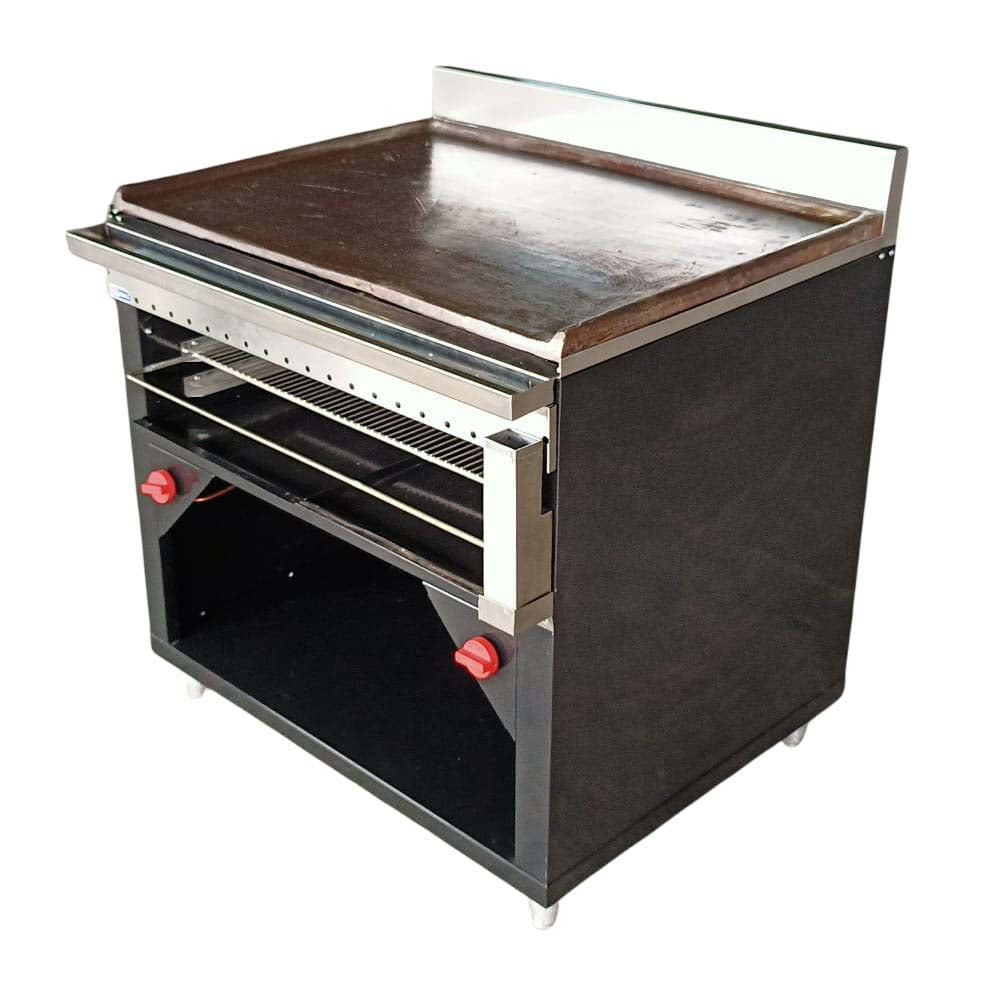 Plancha de 90 cm con Gratinador