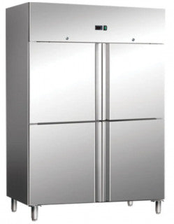 REFRIGERADOR DE ACERO 4 PUERTAS CHIL2