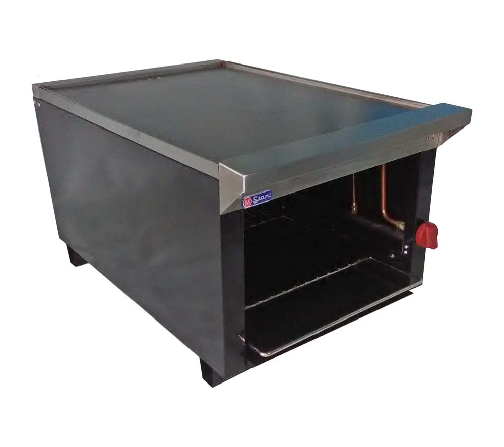 Plancha con gratinador linea Tope