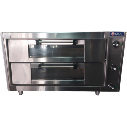 Horno eléctrico 2 Camara boca 14cm Piso Refractario