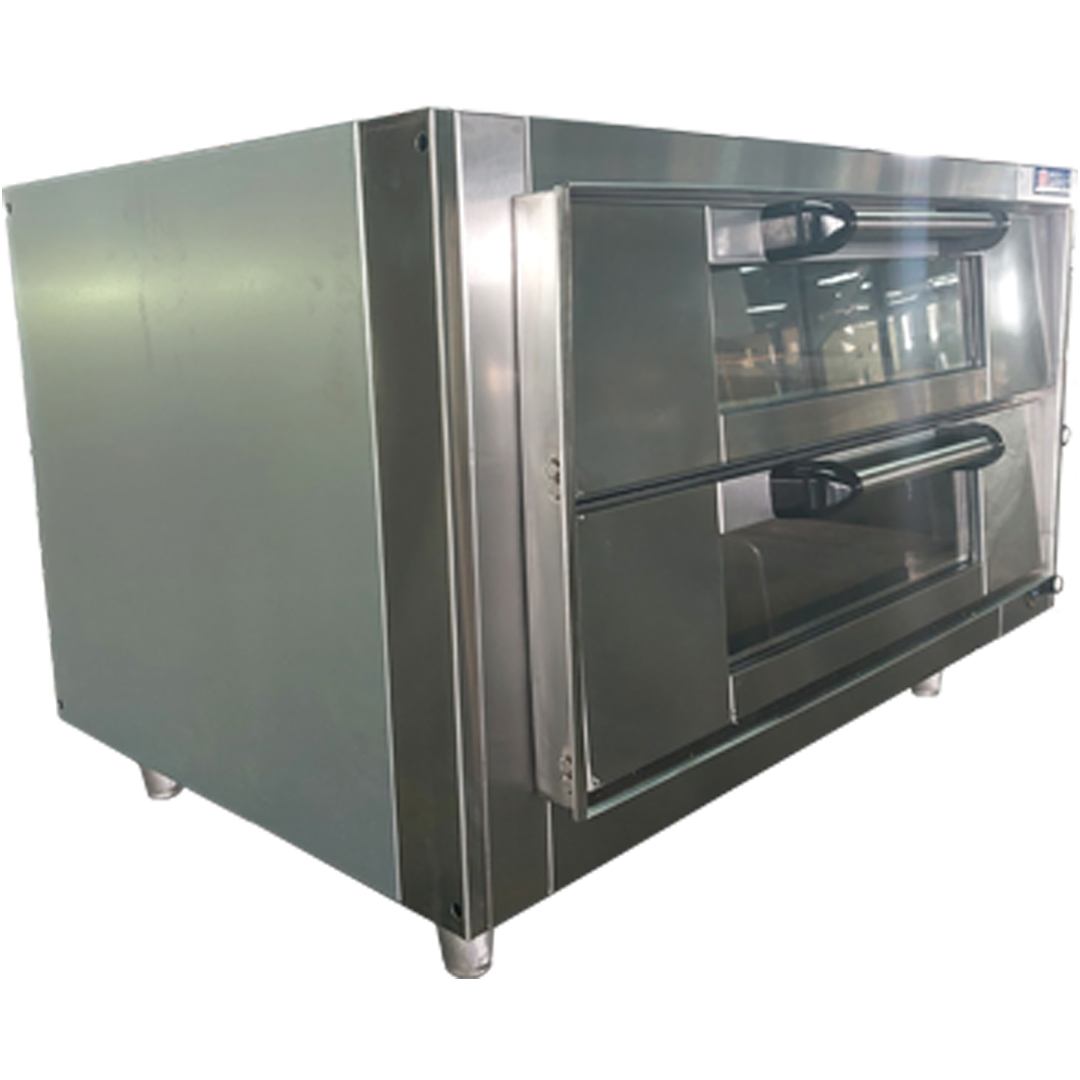 Horno eléctrico 2 Camara boca 14cm Piso Refractario