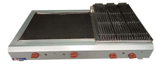 Plancha y parrillera de mostrador