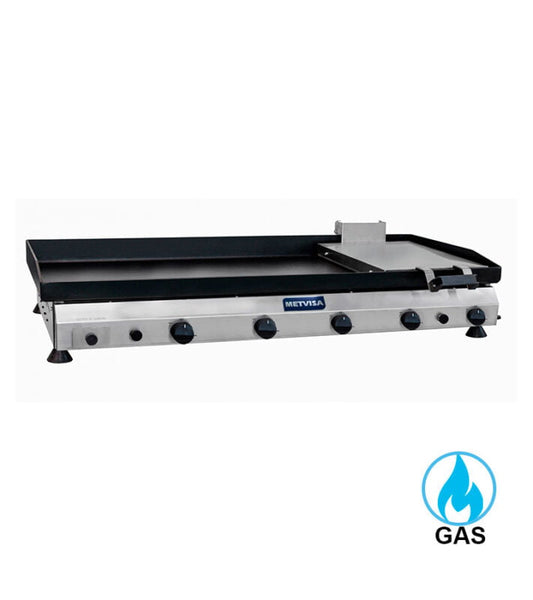 PLANCHA INDUSTRIAL A GAS CON PRENSADOR 141CM
